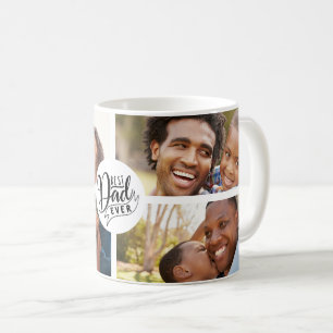 Meilleur Papa Jamais Quatre Photo Café Mug