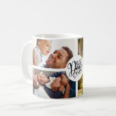 Meilleur Papa Jamais Quatre Photo Café Mug (Devant gauche)