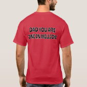 MEILLEUR PAPA JAMAIS T-SHIRT | PAPA VOUS ÊTES UN D (Dos)