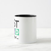 Meilleur papa jamais Typographie Café Mug (Centre)