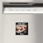 Meilleur papa jamais un aimant photo personnalisé (In Situ (Lave-vaisselle))