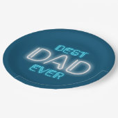 Meilleur papa Joyeux Fête des pères | Assiette en  (Angle)