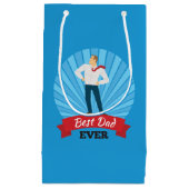 Meilleur papa Joyeux Fête des pères | Sac cadeau (Devant)