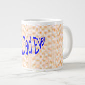 Meilleur papa Jumbo Polka Dot Mug (Devant droit)