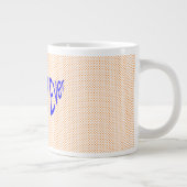 Meilleur papa Jumbo Polka Dot Mug (Droite)
