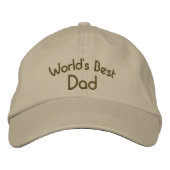 Meilleur papa mignon Casquette brodé (Devant)