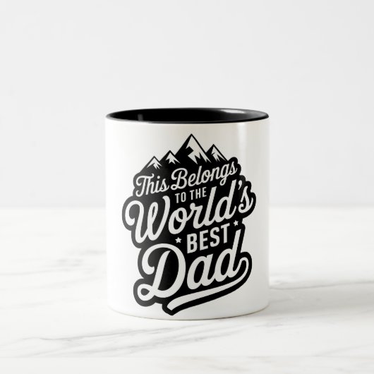 Meilleur Papa Mug (Centre)