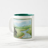 Meilleur papa ! Mug à café à deux tons (Devant gauche)