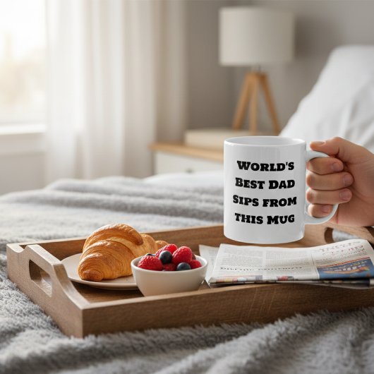 Meilleur papa Mug commémoratif du monde