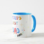 Meilleur papa Mug du monde, cadeau père, cadeau po (Devant droit)