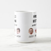 Meilleur papa Mug du monde | Mug personnalisé visa (Centre)