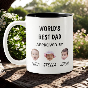 Meilleur papa Mug du monde Mug personnalisé visa
