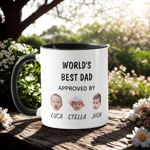 Meilleur papa Mug du monde   Mug personnalisé visa