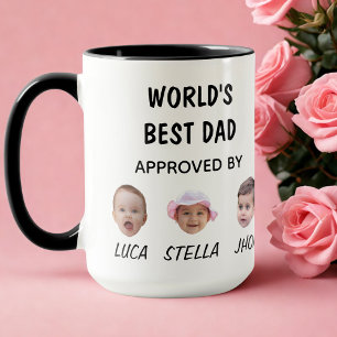 Meilleur papa Mug du monde   Mug personnalisé visa
