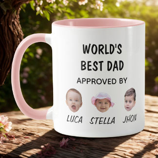 Meilleur papa Mug du monde | Mug personnalisé visa