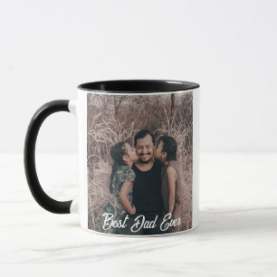 Meilleur Papa Mug Photo Entière - Personnalisé Pèr
