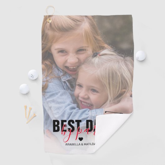 Meilleur Papa Par Fête des pères Photo Serviette d (En situation)