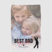 Meilleur Papa Par Fête des pères Photo Serviette d (Devant)