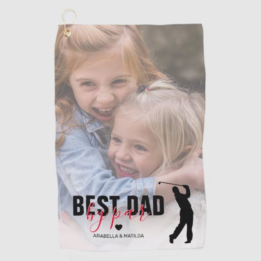 Meilleur Papa Par Fête des pères Photo Serviette d (Devant)