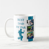Meilleur papa par Par Golf Café Mug (Gauche)