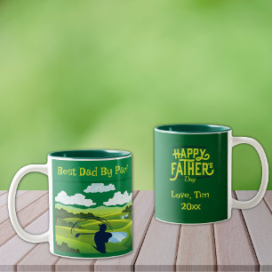 Meilleur Papa Par Par ! Mug à café à deux tons