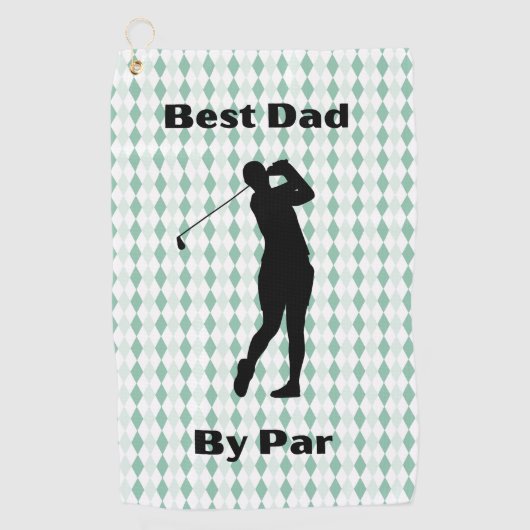 Meilleur Papa par Par Serviette de golf (Devant)