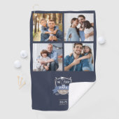 Meilleur Papa Par Photos Personnalisées Serviette  (En situation)