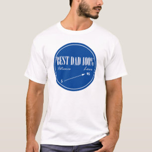 Meilleur papa Patience Aimer Flèche T-shirt Top Te