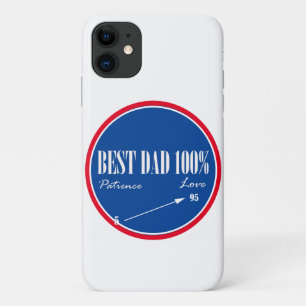 Meilleur papa Patience Love Arrow iPhone 11 Coque