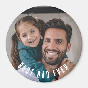 Meilleur Papa Photo Aimant   Cadeau Personnalisé R