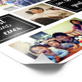 Meilleur papa photo collage Fête des pères cadeau (Coin)