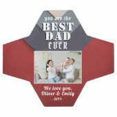 Meilleur papa Rouge Bleu (Plat)