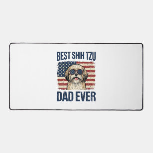 Meilleur papa Shih Tzu patriotique de chien Ever