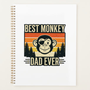 Meilleur Papa Singe Vintage T-shirt pour Papa Sing