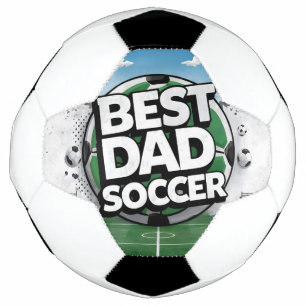 Meilleur papa soccer graffiti fête des pères balle