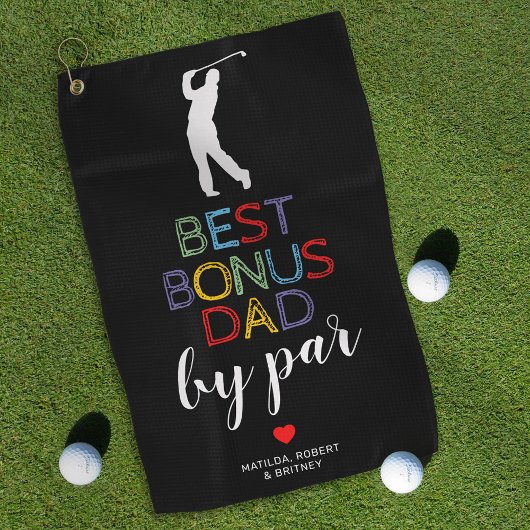 Meilleur Papa Supplémentaire Par Serviette de Golf