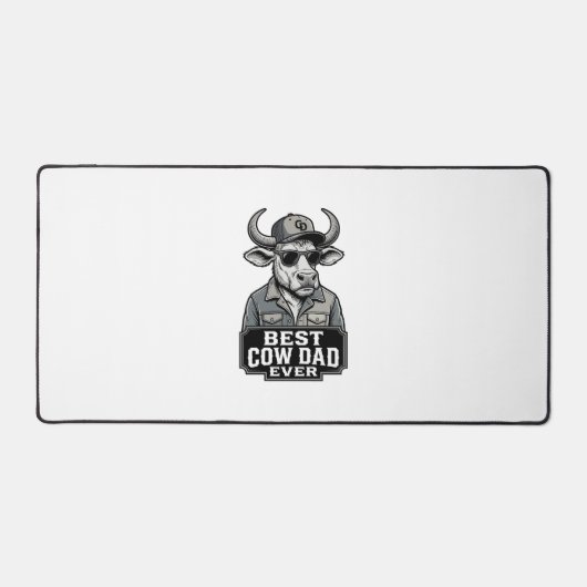 Meilleur papa vache jamais design de gravure vinta (Recto)