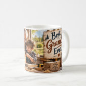 Meilleur Papy Atelier Mug (Devant droit)