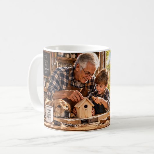 Meilleur Papy Atelier Mug (Devant gauche)