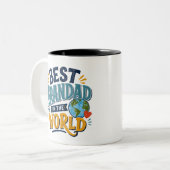 Meilleur Papy du Monde Mug Photo (Devant gauche)