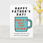 Meilleur parrain du monde - Carte Fête des pères (Fleur jaune)