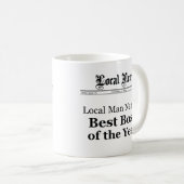 Meilleur patron de l'année Café Mug - Hommes Versi (Devant droit)