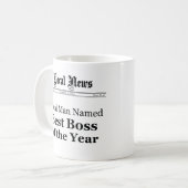Meilleur patron de l'année Café Mug - Hommes Versi (Devant gauche)