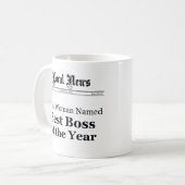 Meilleur Patron de l'année Mug - Femme (Devant gauche)