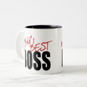 MEILLEUR PATRON DU MONDE - mug (Devant gauche)