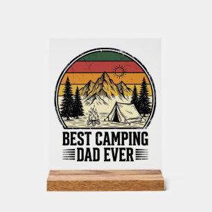 Meilleur père de camping jamais conception de chem