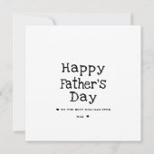 Meilleur père de chien | Carte bébé fourrure (Dos)