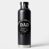 Meilleur Père du Monde (coutume). Bouteille isolée (Droite)