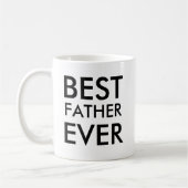 Meilleur Père Jamais Café Mug (Gauche)