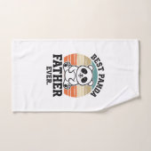 Meilleur Père Panda Jamais Conception de Chemise V (Serviette à main)